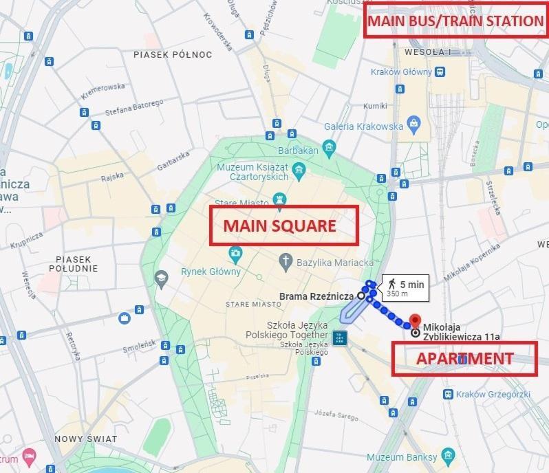 קרקוב Magnificent Apartments Zyblikiewicza 11A, Central Location מראה חיצוני תמונה